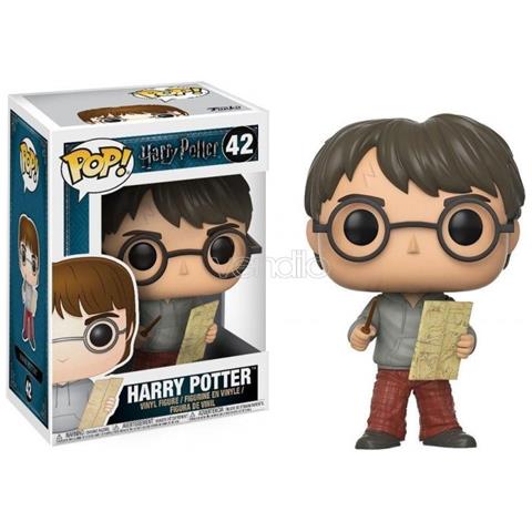 Harry Potter Pop Movies Vinile Figure Harry Con Mappa Del Malandrino 9 Cm - Foto 1
