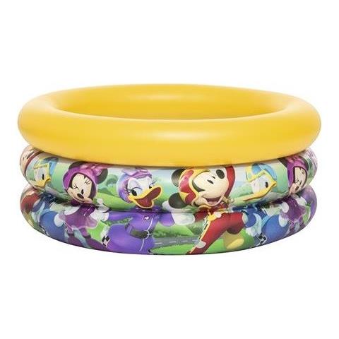 Piscina Gonfiabile Tonda Baby 3 Anelli Topolino Ø 70cm X H30cm Art. 91018 - Foto 1