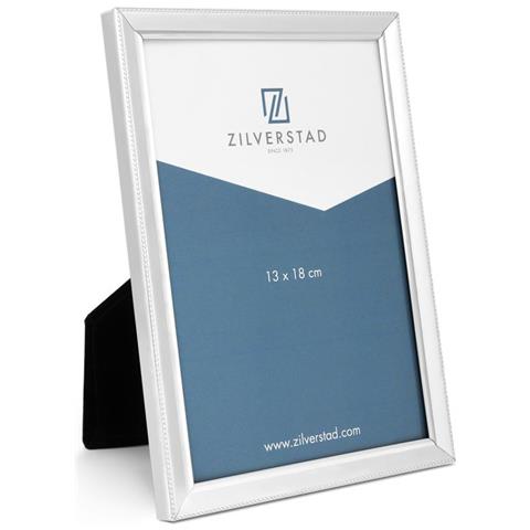 Perlrand silver 13x18 Metal Portrait narrow 7151231 - Foto 1