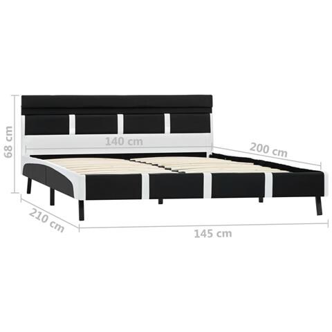 Giroletto Con Led Nero In Similpelle 140x200 Cm - Foto 9