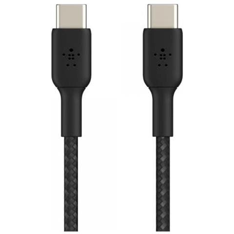 cavo USB-C / USB-C 1m rivestito, nero, CAB004bt1MBK - Foto 3