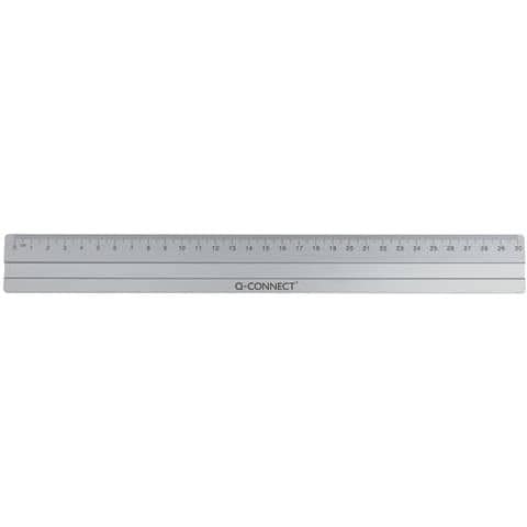Righello In Alluminio 30 Cm Argento E-10291 Ia - Foto 1