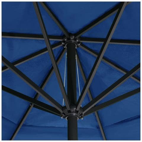Ombrellone da Esterni con Palo in Alluminio 500 cm Azzurro - Foto 6