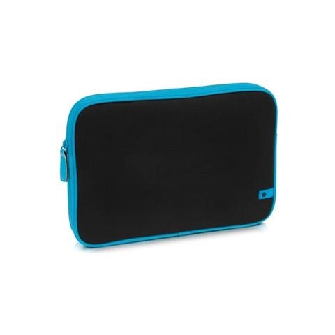Custodia Notebook fino a 10.2" in Neoprene Nero e Ciano XL171AA - Foto 2