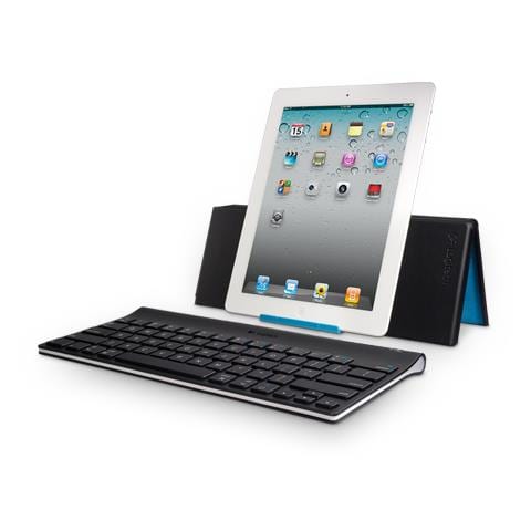 Tablet Keyboard f / iPad, Bluetooth, QWERTY, Spagnolo, 2.1+EDR, Nero, AAA - Foto 1