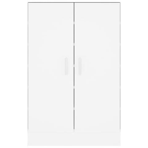 Scarpiera Bianca 60x35x92 cm in Truciolato - Foto 7