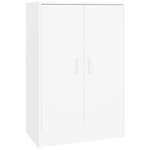 Scarpiera Bianca 60x35x92 cm in Truciolato - Foto 1