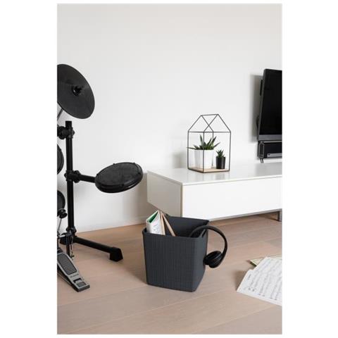 Cestino In Juta - Cubo - 17 L - 100% Riciclato - Foto 1