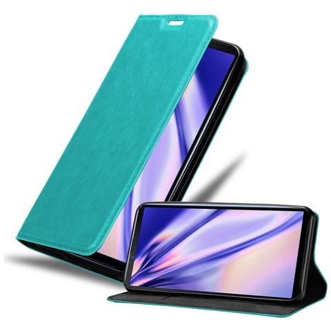 Custodia Compatibile Con Sony Xperia 10 Iii In Turchese Petrolio - Coperchio Protettiva Con Chiusura Magnetica, Funzione Stand E Tasca Per Le Carte - Foto 1