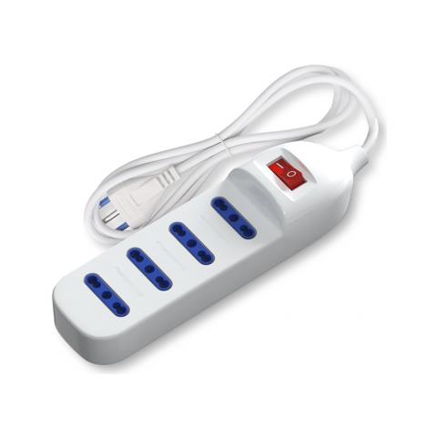 Multipresa Ciabatta Elettrica 4 Posti Con Interruttore Generale Cavo Da 5metri Spina: 16a 250v Presa: 16a 250v 4-way P17-11 - Foto 1