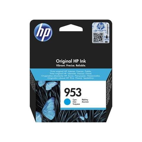 953 Cartuccia Ink Originale Ciano per OfficeJet Pro 7720 / 7740 / 8210 Capacità 700 Pagine - Foto 1