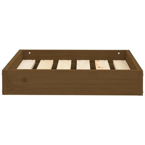 Cuccia Per Cani Miele 51,5x44x9 Cm In Legno Massello Di Pino - Foto 7