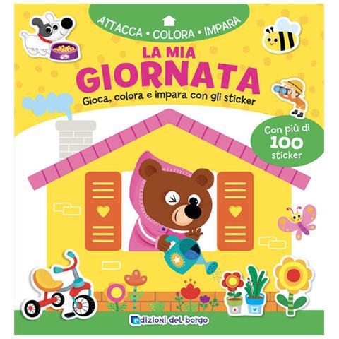 Jae Eun Cho - La Mia Giornata. Gioca, Colora E Impara Con Gli Sticker. Con Adesivi. Ediz. A Colori - Foto 1