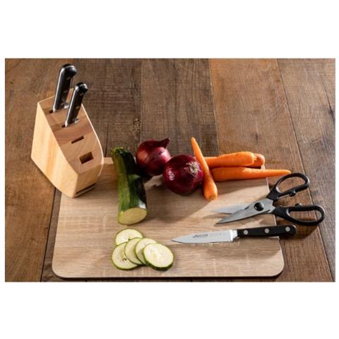 Set Cucina Opera - Organizzato In Un Blocco Di Legno Di Gomma. Questo Set Da Cucina È Composto Da Tre Coltelli Della Serie Opera E Da Un Paio Di Forbici Da Cucina. - Foto 5
