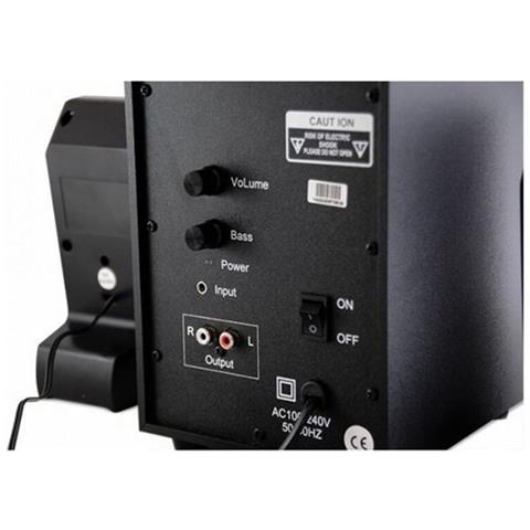 Set di Altoparlanti 20 W per PC 2.1 Canali Colore Nero - Foto 2