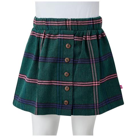 Gonna Da Bambina Verde Scuro 128 - Foto 8