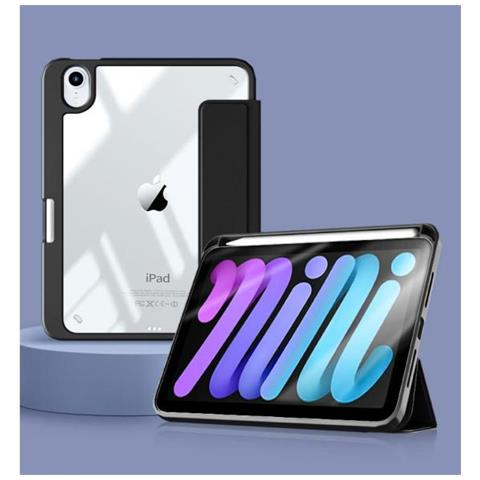 Boston 25,9 Cm (10.2"") Custodia A Libro Nero, Trasparente - Foto 1