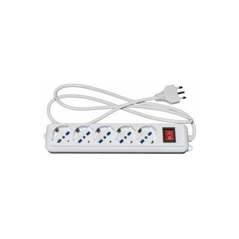 LKMP05L Multipresa 5*Schuko 10/16A 1.5m Bianco - Foto 1