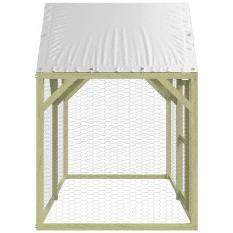 Pollaio 200x100x150 cm Legno Massello di Pino Impregnato - Foto 2