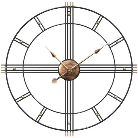 Orologio Da Parete Nero 60 Cm In Ferro - Foto 2