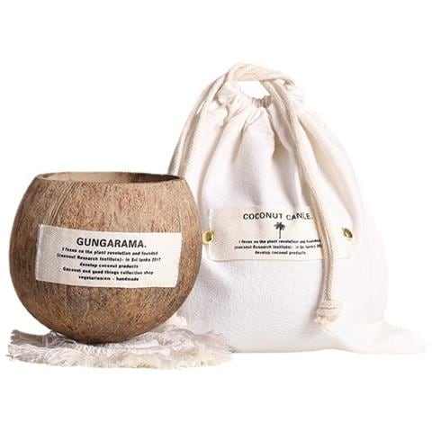 Candela Per Aromaterapia Con Guscio Di Noce Di Cocco Modela - Foto 1