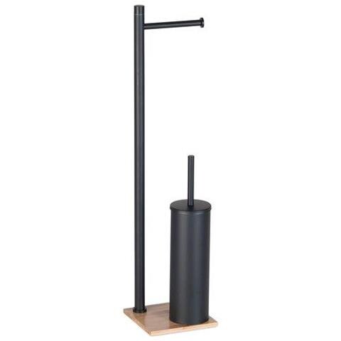 Colonna attrezzata WC Gedy TA32 41 TANIA Bamboo e Nero - Foto 1