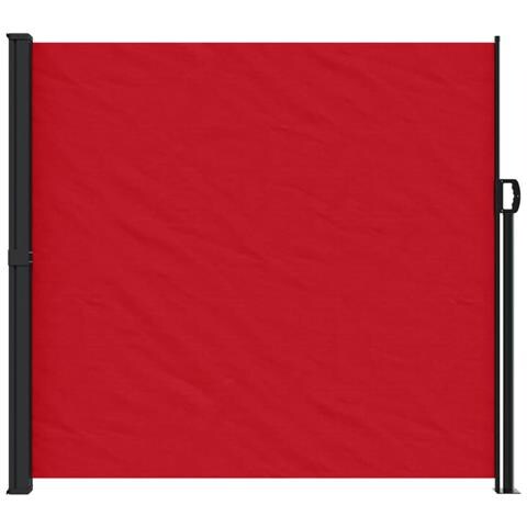 Tenda Da Sole Laterale Retrattile Rossa 180x600 Cm - Foto 3