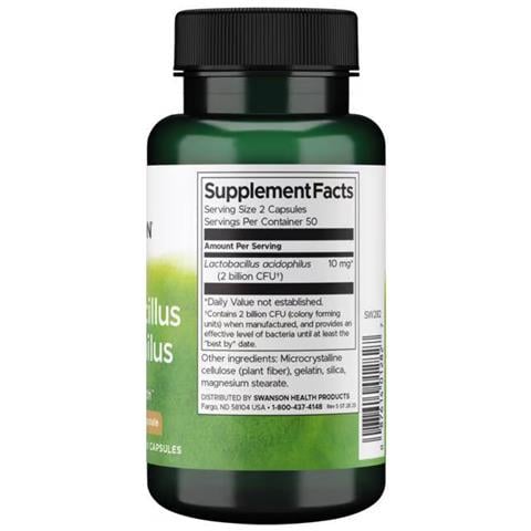 Lactobacillus Acidophilus 1 Miliardo Di Cfu 100 Capsule Health Products - Foto 2