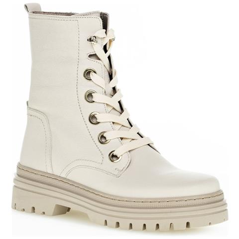 Nude Casual Closed Booties Stivaletti Pelle Scarpe Donna Beige Eu 38, 31721-21 - Foto 1
