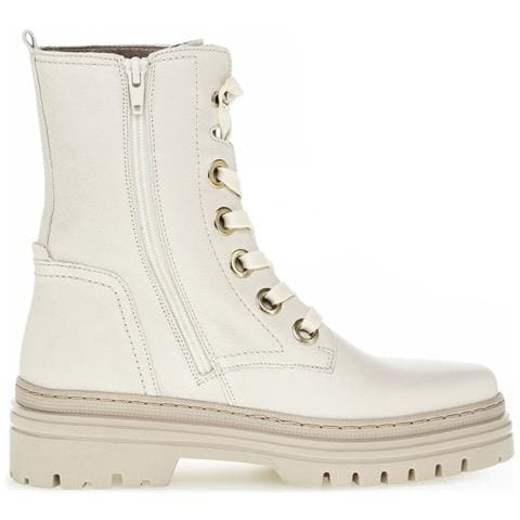 Nude Casual Closed Booties Stivaletti Pelle Scarpe Donna Beige Eu 38, 31721-21 - Foto 2