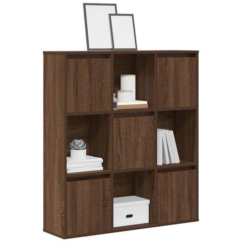 Libreria Rovere Marrone 89x24x101,5 Cm In Legno Multistrato - Foto 1