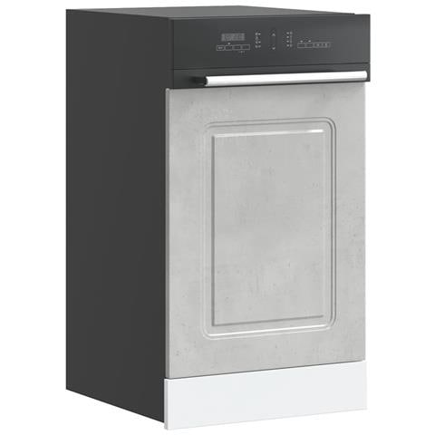 Pannello Lavastoviglie Kalmar Grigio Cemento 45x1,5x67 Cm - Foto 1