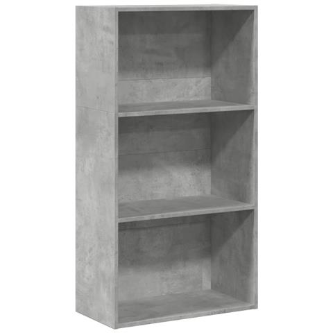 Libreria Grigio Cemento 60x30x114 Cm In Legno Multistrato - Foto 2