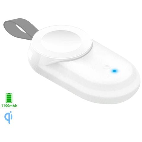 Powerbank Con Capacità 1100mah Compatibile Con Apple Watch 8x1x3 Cm. Colore Bianco - Foto 1