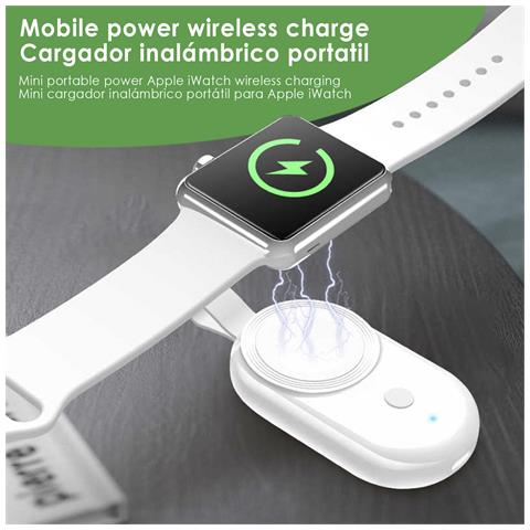Powerbank Con Capacità 1100mah Compatibile Con Apple Watch 8x1x3 Cm. Colore Bianco - Foto 4