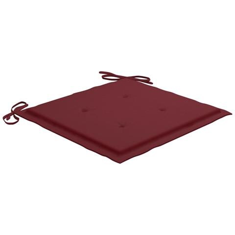 Sedie Da Giardino Impilabili 4 Pz Con Cuscini Massello Di Teak - Foto 8