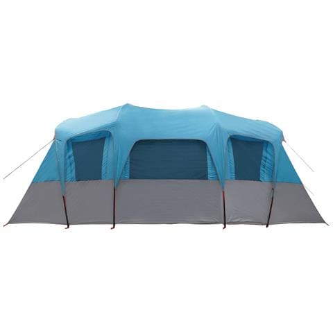 Tenda Familiare a Tunnel per 16 Persone Blu Impermeabile - Foto 8