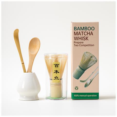 Set Frusta Matcha Sq Piccolo Set 4 Pezzi Bianco Lucido Scatola Nuova - Foto 1