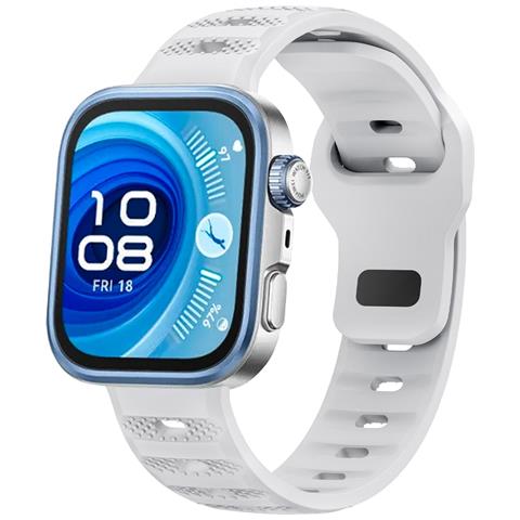 Cinturino In Silicone Per Huawei Fit 4/fit 3: Comfort E Stile Al Tuo Polso White - Foto 3