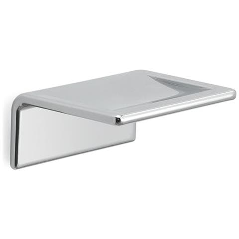Portasapone Inamovibile Da Muro In Ottone, Acciaio Inox Aisi 304 E Cromall A912 Serie Il Giglio Cromato - Foto 1