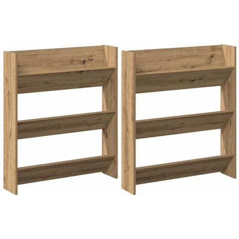 Armadi per scarpe da muro Altro 2 pcs rovere artigianale - Foto 1