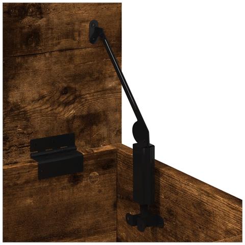 Contenitore Portaoggetti Rovere Fumo 30x35x35 cm in Truciolato - Foto 9