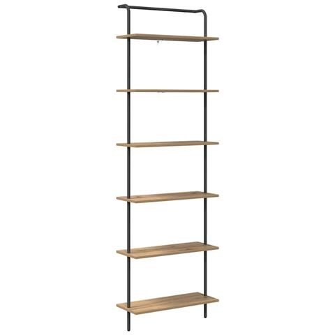 Libreria rovere artigianale 60 x 24 x 203 cm Legno multistrato - Foto 1