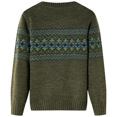 Maglione per Bambini Lavorato a Maglia Cachi 104 - Foto 2