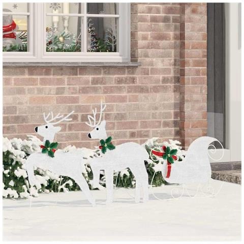 Renne LED 3 pcs Bianco Freddo Tessuto - Foto 2