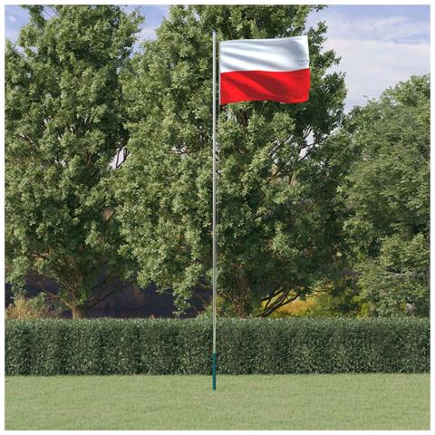 Asta e Bandiera Polonia 6,23 m Alluminio - Foto 2