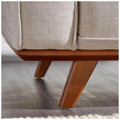 York Divano Angolare In Tessuto Grigio A 5/6 Posti - Foto 2