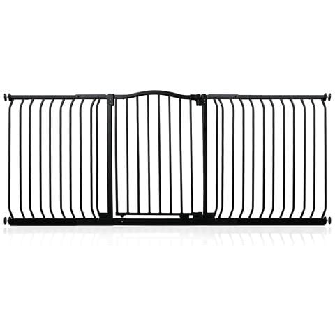 Safetots Cancelletto Di Sicurezza Con Parte Superiore Incurvata, 188cm - 197cm, Nero Opaco - Foto 1
