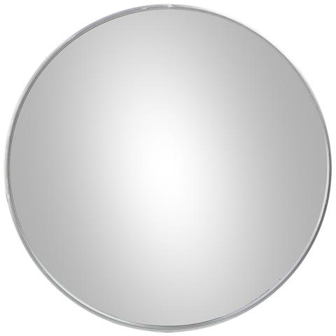 Specchio Rotondo In Metallo D86,5x03h Cm - Foto 2