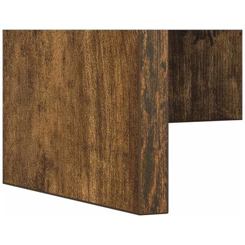 Scrivania a parete Rovere fumé 100 x 45 x 30 cm - Foto 9